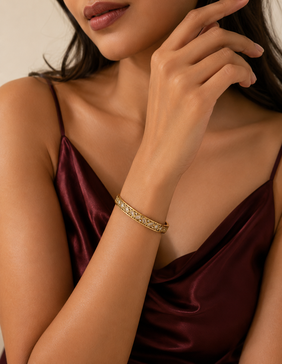 Celeste Crystal Inlay Bracelet