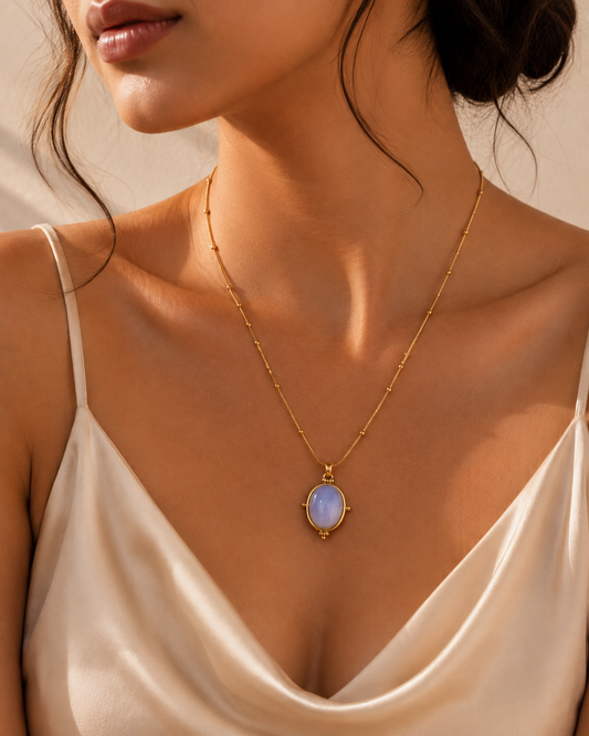 Pastel Moon Necklace