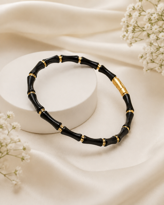 Black Bamboo Bracelet