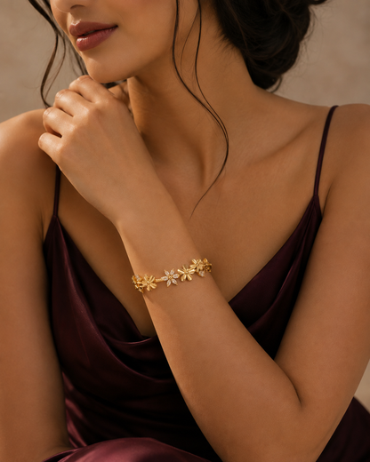 Golden Daisy Royale Bracelet
