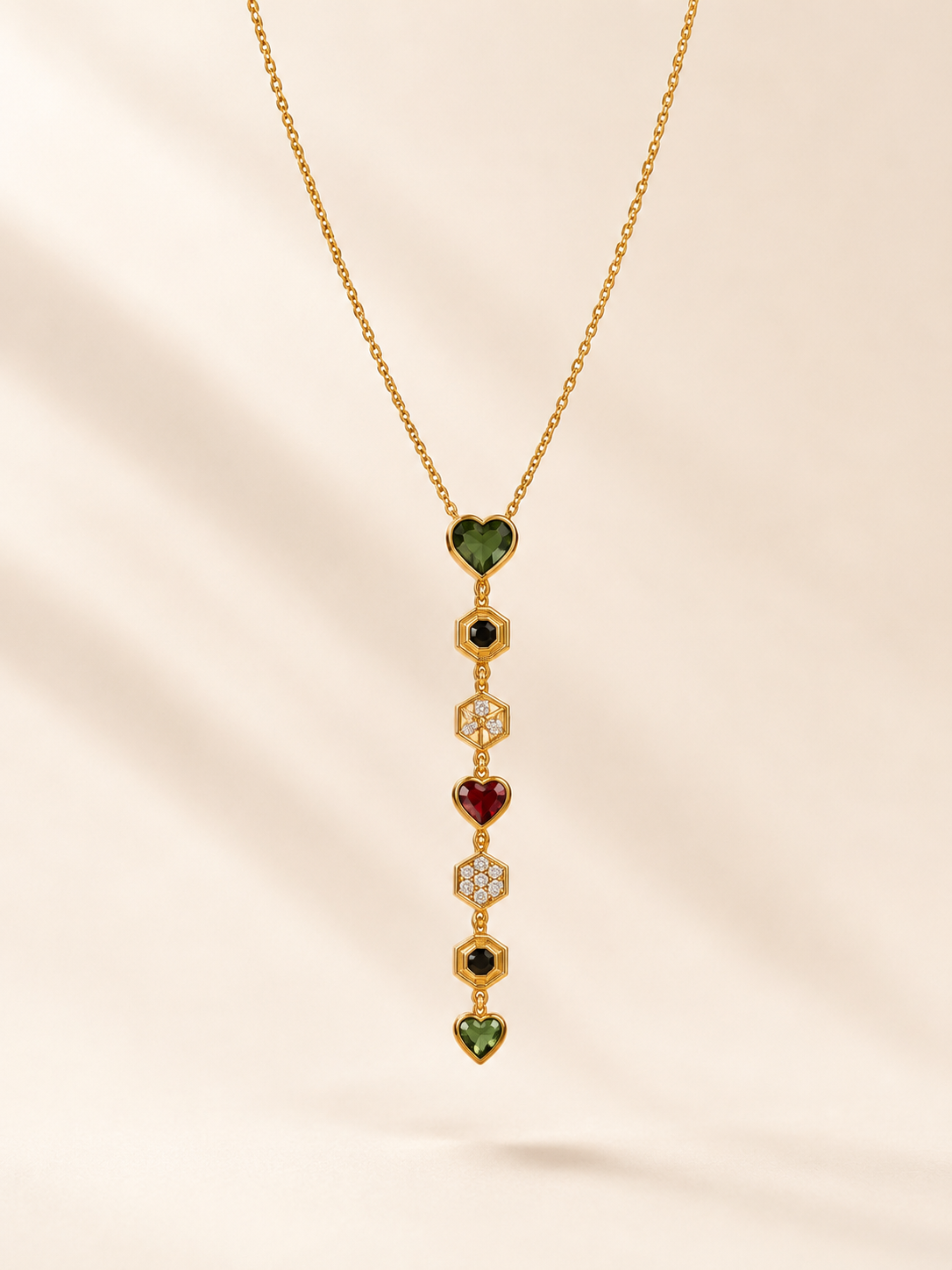 Heartline Lariat Necklace