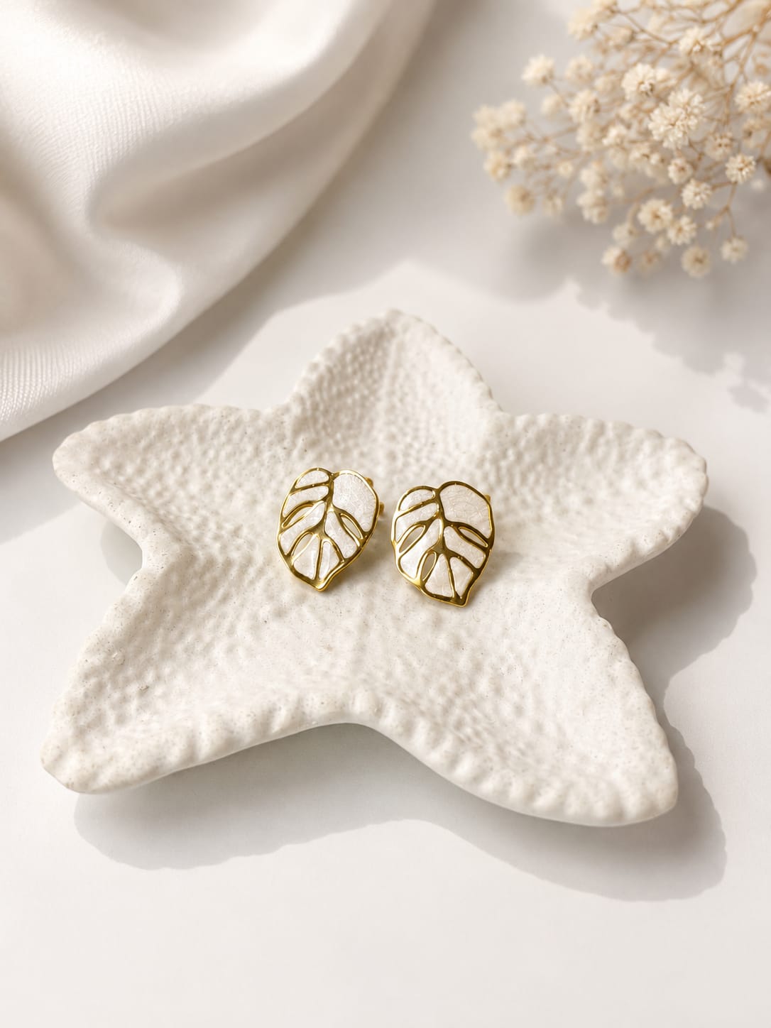 Leaf Stud Earrings