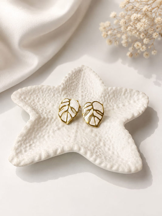 Leaf Stud Earrings