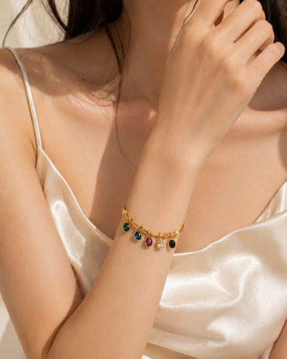 Multi-Stone Charm Bracelet (Kids Size)
